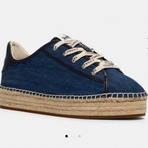 Coach espadrille sneaker shoes 8.5